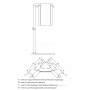 Зеркальный шкаф Aquaton Кантара дуб полярный 1A205702ANW70