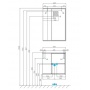 Зеркальный шкаф Aquaton Бостон 60 дуб эврика 1A240202BN010
