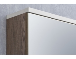 Зеркальный шкаф Aquaton Эмма белый, дуб наварра 1A221802EAD80
