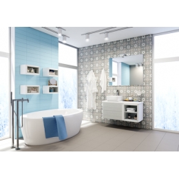 Модуль для раковины Брук 60 2 ящика дуб латте 1A201901BCDL0 Aquaton