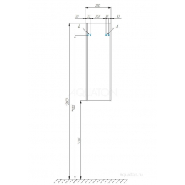 Шкафчик Aquaton Сакура правый ольха наварра, белый глянец 1A220803SKW8R