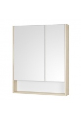 Зеркало-шкаф Акватон Сканди 70 Белый/Дуб Верона