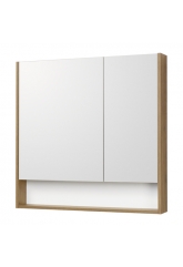 Зеркало-шкаф Акватон Сканди 90 Белый/Дуб Рустикальный