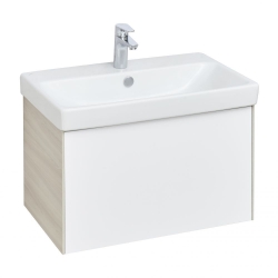 Тумба Акватон Асти 70 Белый /ясень шимо под раковину Адрианна 70