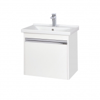 Тумба Акватон Капри 60 подвесная белый глянец, под раковину Миранда 60
