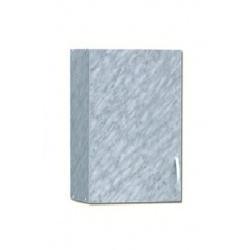 Кухонный шкаф для посуды 50 белый мрамор, ЛДСП, полка