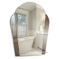 Зеркало Mixline Нарцисс 535*740 с полкой