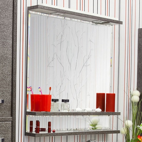 Зеркало РУМБА 82 венге-серебро Sanflor купить в интернет магазине Санрай73