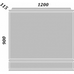 Зеркало РУМБА 120 венге-серебро Sanflor