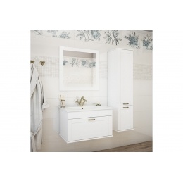 Пенал Sanflor Ванесса R белый навесной