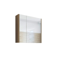 Зеркало Ларго-80 R белый, вяз швейцарский Sanflor