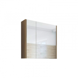 Зеркало Ларго-70 R белый, вяз швейцарский Sanflor