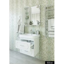 Тумба Ксения-60 под раковину Тигода-60/Q60 подвесная Sanflor