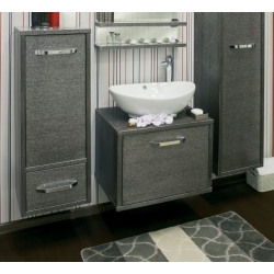 Тумба РУМБА 60 венге-серебро Sanflor под раковину Гамма 56