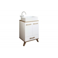 Тумба Ингрид-60 под раковину Plaza 55x36 (комплект) Sanflor