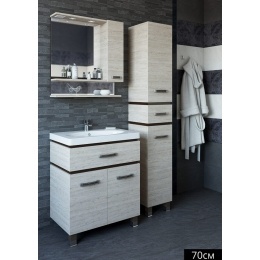 Тумба Техас-70 под раковину Калипсо-70 (северное дерево светлое) Sanflor