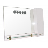 Зеркало-шкаф SANRAY Люкс 100 см. правое