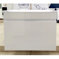 Тумба SANRAY М1 Потай-Смайл (65) серая(бетон) под раковину М1