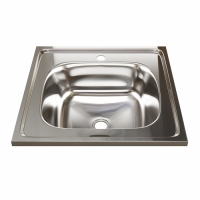 Мойка для кухни MIXLINE 500х500 мм, накладная, толщина 0,6 мм