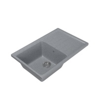 Мойка для кухни Mixline ML-GM19 (309),  495*750*200мм прямоугольная с крылом, темно-серая