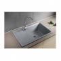 Мойка для кухни Mixline ML-GM19 (309),  495*750*200мм прямоугольная с крылом, темно-серая