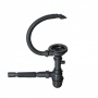 Мойка для кухни MIXLINE PRO 53х43 (3,0) подстольный монтаж, вып 3 1/2 22см с сифоном, черный графит