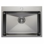 Мойка для кухни MIXLINE PRO 60х45 (3,0) настольный монтаж, вып 3 1/2 22см с сифоном, сатин