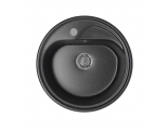 Мойка для кухни Mixline ML-GM10 440х440х180 мм, круглая черная 308