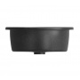 Мойка для кухни Mixline ML-GM10 440х440х180 мм, круглая черная 308