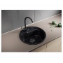 Мойка для кухни Mixline ML-GM10 440х440х180 мм, круглая черная 308