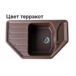 Трапециевидная двухсекционная мойка SQ-600