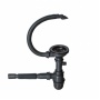 Мойка для кухни MIXLINE PRO 50х50 (3,0) подстольный монтаж, вып 3 1/2 20см с сифоном, черный графит