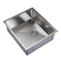 Мойка для кухни MIXLINE PRO 50х44х20см (3,0) подстольный монтаж, выпуск 3 1/2, сифон, сатин