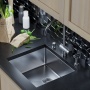 Мойка для кухни MIXLINE PRO 50х44х20см (3,0) подстольный монтаж, выпуск 3 1/2, сифон, сатин