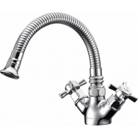 Смеситель для умывальника Elghansa PRAKTIC CHROME 19B2660 двухвентильный, хром