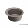 Мойка для кухни Aquaton Иверия D480мм, круглая, одна чаша, серый шелк