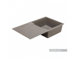 Мойка для кухни Aquaton Верона 860х500мм, прямоугольная с крылом, одна чаша, серый шелк