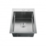 Мойка для кухни MELANA ProfLine H4050 3,0/200  врезная прямоугольная с коландером САТИН