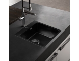 Мойка для кухни MELANA ProfLine 5050 3,0/200 врезная квадратная  САТИН ГРАФИТ
