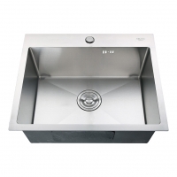 Мойка для кухни MELANA ProfLine H5545 3,0/200 врезная прямоугольная с коландером САТИН