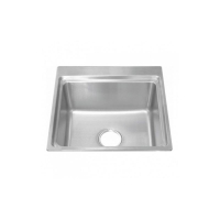 Мойка для кухни MELANA ЛЮКС 4948 1,0/220 врезная с сифоном САТИН