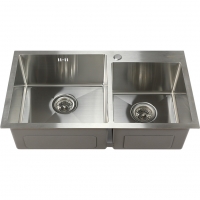 Мойка для кухни MELANA ProfLine 7843 3,0/200 врезная прямоугольная САТИН две чаши