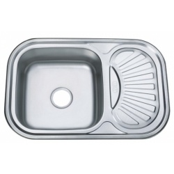 Мойка для кухни MELANA 7549 U 0,6/160 врезная прямоугольная универсальная с сифоном