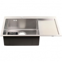 Мойка для кухни MELANA ProfLine D7851H-L 3,0/200 врезная прямоугольная САТИН левая