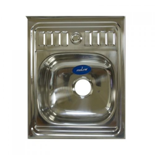 Мойка для кухни MIXLINE 500х600 мм, накладная, толщина 0,6 мм купить в интернет магазине Санрай73