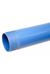 Труба обсадная с резьбой 125 (длина 3,00м, толщ 5мм, для насоса 4``) НПВХ (без уплот. кольца) ХЕМКО