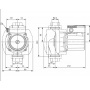 Насос 25/5 циркуляционный Wilo TOP-S 230V