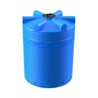 Емкость 6000 литров цилиндрическая (голубой) Polimer Group V-6000