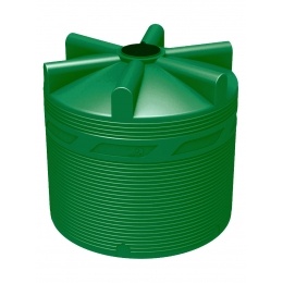 Емкость 8000 литров цилиндрическая (голубой) Polimer Group V-8000