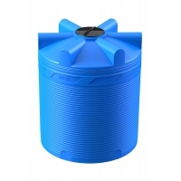 Емкость 9000 литров цилиндрическая (голубой) Polimer Group V-9000